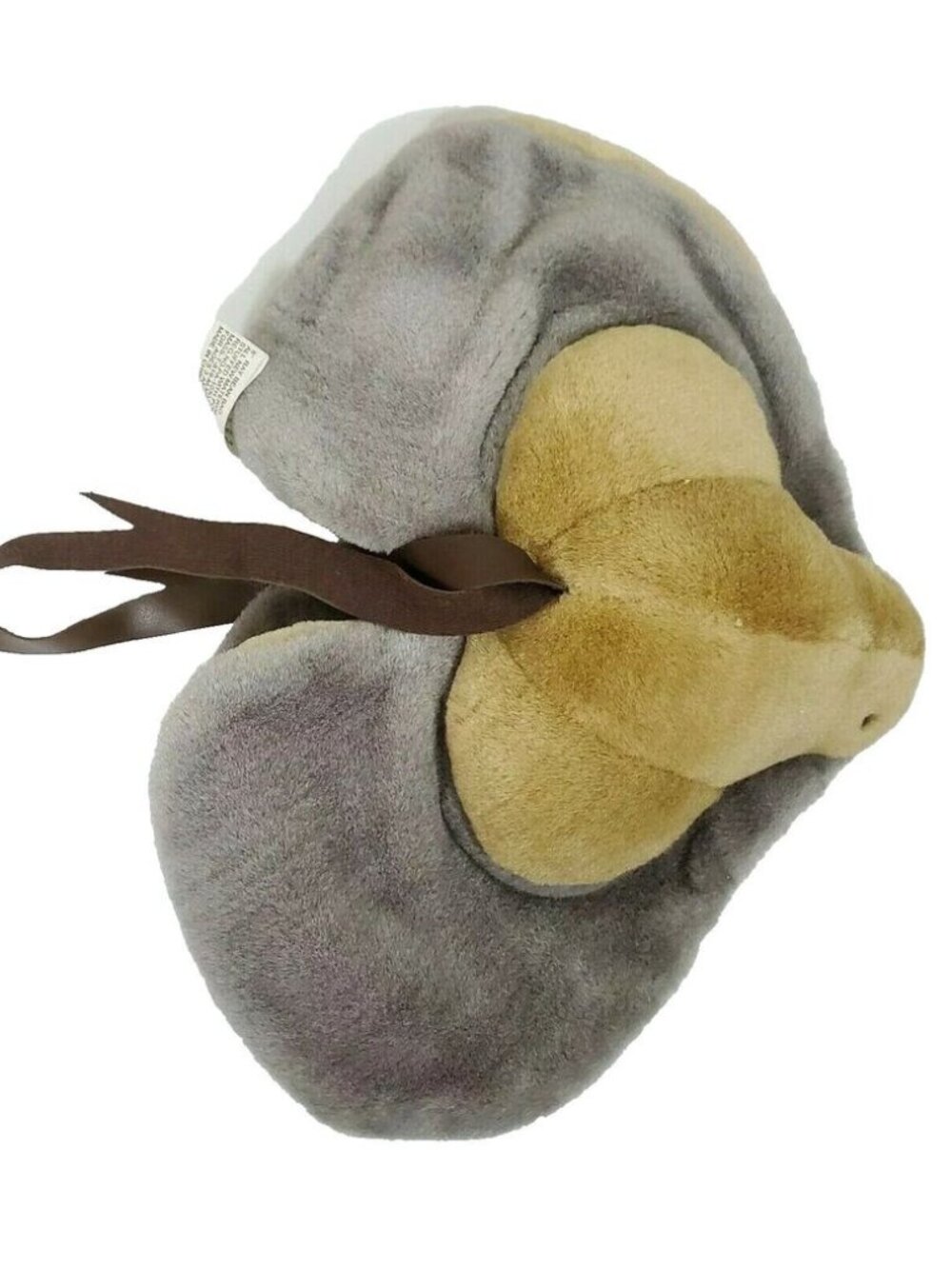 Fiesta Stingray Plush 8" Bean Bag Gray Tan Brown Tail Stingers 2006 Fish Stuffed
